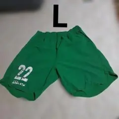 ATHLETA ハーフパンツ グリーン サイズL