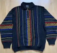 古着3Dニット 柄ニット