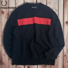 10M309◯ FRED PERRY 刺繍ロゴ スウェット トレーナー ゴルフ