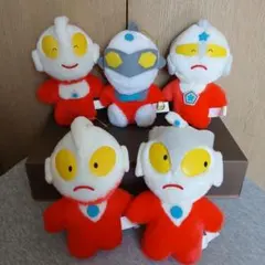 ウルトラマン ぬいぐるみ 5体セット　円谷プロダクション　バンプレストのサムネイル