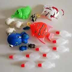 カラフル 魚 おもちゃ フィギュア セット まとめ売り　匿名配送　お風呂遊び
