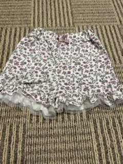 花柄フリルハーフパンツ 120cm