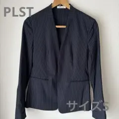 PLST ノーカラーストライプジャケットのサムネイル