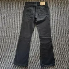 【90s】Levi's リーバイス 646 W30ブラック 後染め　フレアのサムネイル