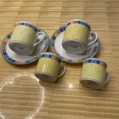 ビレロイボッホ アレアカップ＆ソーサー　デミタス　２個セット