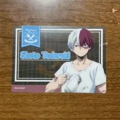 ● 僕のヒーローアカデミア タワレコカフェ クリアカード 轟焦凍