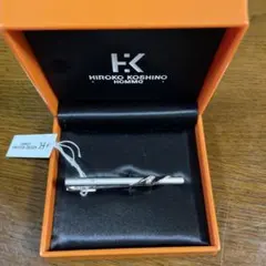 【HIROKO KOSHINO】ネクタイピン シルバー　ケース付き