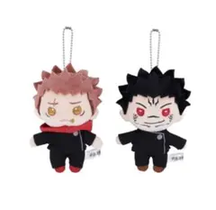 『呪術廻戦』マスコット2体セット　虎杖悠仁＆伏黒恵(宿儺ver.)