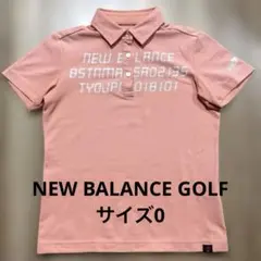 ニューバランスゴルフ美品　速乾性　軽い 夏用⭐︎サーモンピンクポロシャツ 半袖　Sのサムネイル
