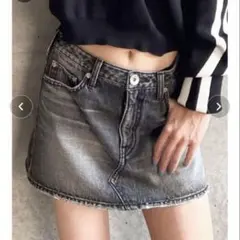 GYDA Vintageデニムスカートライクショートパンツ Sサイズ