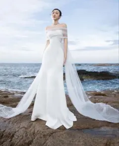 ウェディングドレス　前撮り