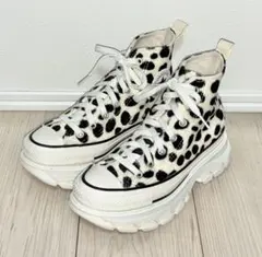 23.5cm CONVERSE ALL STAR TREKWAVE 厚底 ファー