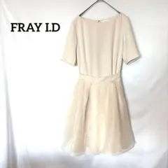 FRAY I.D 半袖　ワンピース　S フレアスカート　パーティー　2次会