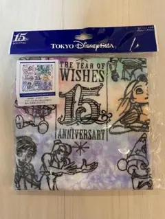 新品　未使用　東京ディズニーシー　15周年記念　ハンドタオル　ウォッシュタオル