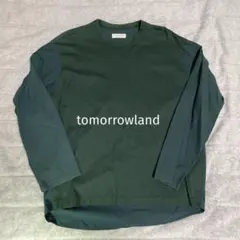 tomorrowland ロンT（背面＆袖がシャツ）