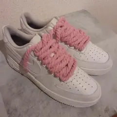 NIKE Air Force 1 ローカット ピンクシューレース 26.5のサムネイル