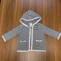 ラルフローレン ボーダーカーディガン アウター パーカー リバーシブル 12m