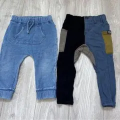 キッズ ロングパンツ 2本セット