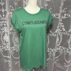 Heather COMPLAISANTE ロゴ Tシャツ グリーンのサムネイル