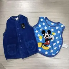 2枚セット　BREEZEベスト、ミッキーのスリーパー