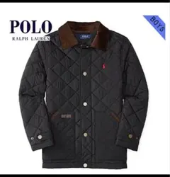 Polo Ralph Lauren キルティングジャケット ブラック ボーイズ