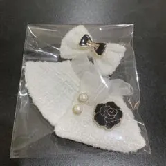 【匿名配送】イニシャルラブブ　ぬいぐるみ用　服　コート風　リボンセット