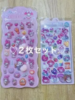 マイメロ　おしりシール　ウォーターシール　ボンボンドロップシール