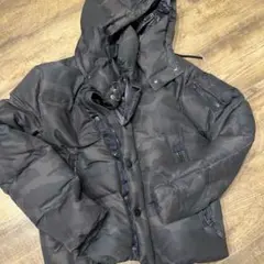 西川ダウン 迷彩 ダウンジャケット サイズM