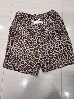 豹柄　ハーフパンツ