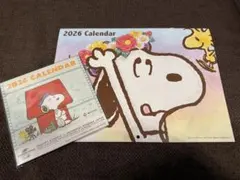 スヌーピー カレンダー 2026年 2点セット