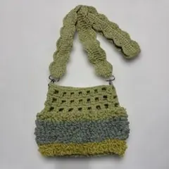 ハンドメイド かぎ針編み ショルダーバック