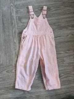 OshKosh B'gosh ピンク ストライプ オーバーオール 2Tのサムネイル