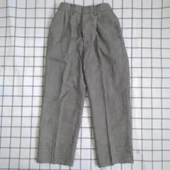チェック柄キッズロングパンツ
