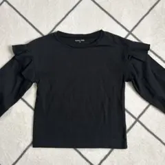 GLOBAL WORK ブラック長袖カットソー 120