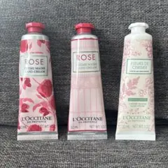 L'Occitane ハンドクリーム 3本セット　ROSE