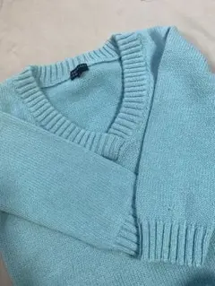 組曲KUMIKYOKU 春色ペパーミント ニットセーター サイズM 七分袖