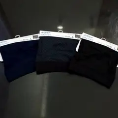 【新品】UNIQLO AIRismボクサーブリーフ3枚セットLネイビー&ブラック