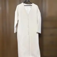 KBF アイボリー ロングコート