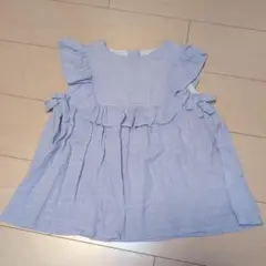 プティマイン　フリルブラウス　130