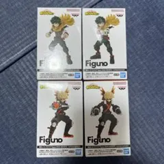 僕のヒーローアカデミア Figuno 緑谷出久 爆豪勝己 フィギュア 全4種