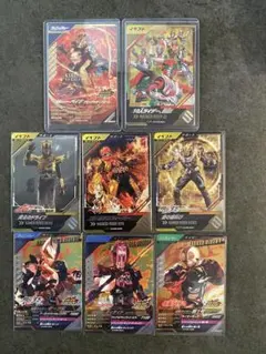 仮面ライダー ガンバレジェンズ ベイクLR.10人ライダーLR その他8枚セット