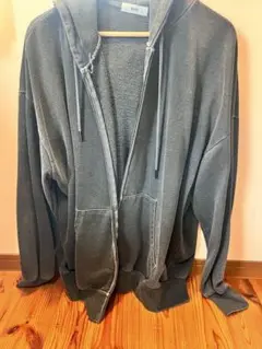 WEGO グレー フルジップ パーカー Lサイズ
