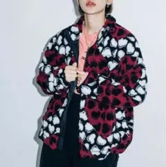 X-girl エックスガール　ハート　ボア　ジャケット　アウター　レア