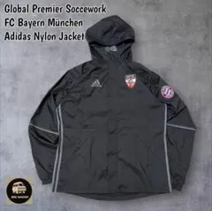 希少adidasFCバイエルンミュンヘンGPSナイロントレーニングジャケットL