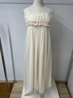 【gelato pique】ジェラートピケ　ロングワンピース　ピンクベージュ