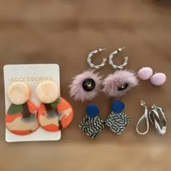 美品　未使用　ピアスセット