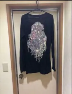 hyde着系ifラルクFULL BLLOM/LSV/M バックプリントカットソー