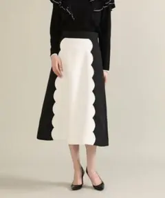 Maglie par ef-de マーリエルカセット スカラップデザインスカートのサムネイル