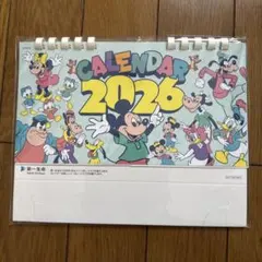 ミッキー 2026・2027 卓上カレンダー