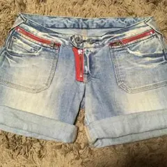 replay デニムショーツ ヴィンテージ加工
